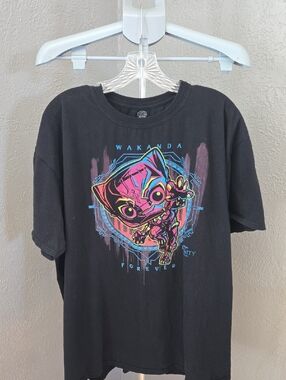 Wakanda Forever Marvel Infinity Saga Black Graphic Tee